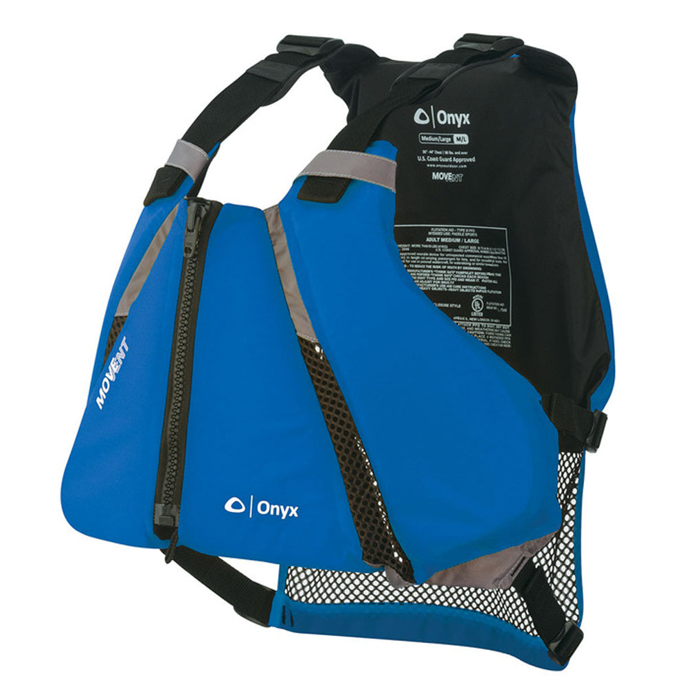 Onyx Outdoor Onyx MoveVent Curve Paddle Sports Life Vest - XL/2X - Blue — marine paddlesports