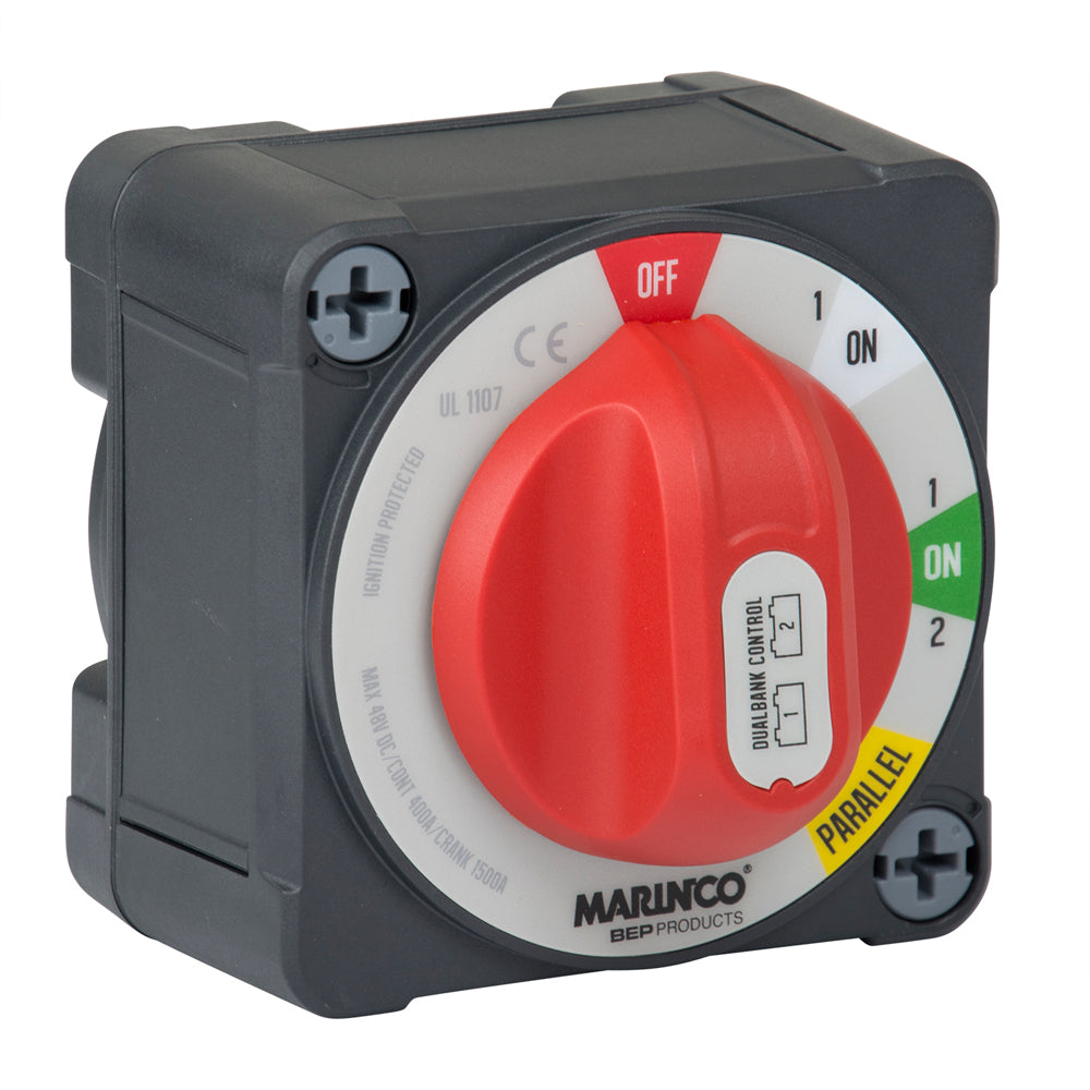 BEP Marine BEP Pro Installer 400a EZ-Mount Dual Bank Control Battery Switch - MC10 — marine battery management