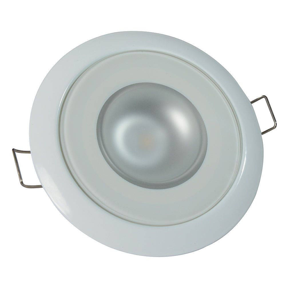 Lumitec Mirage Flush Mount Down Light Spectrum RGBW - White Housing — marine dome/down lights