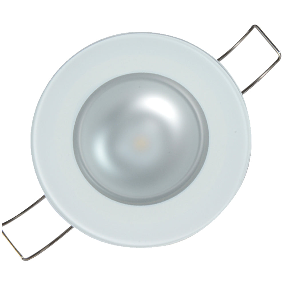 Lumitec Mirage Flush Mount Down Light Spectrum RGBW - Glass Bezel — marine dome/down lights