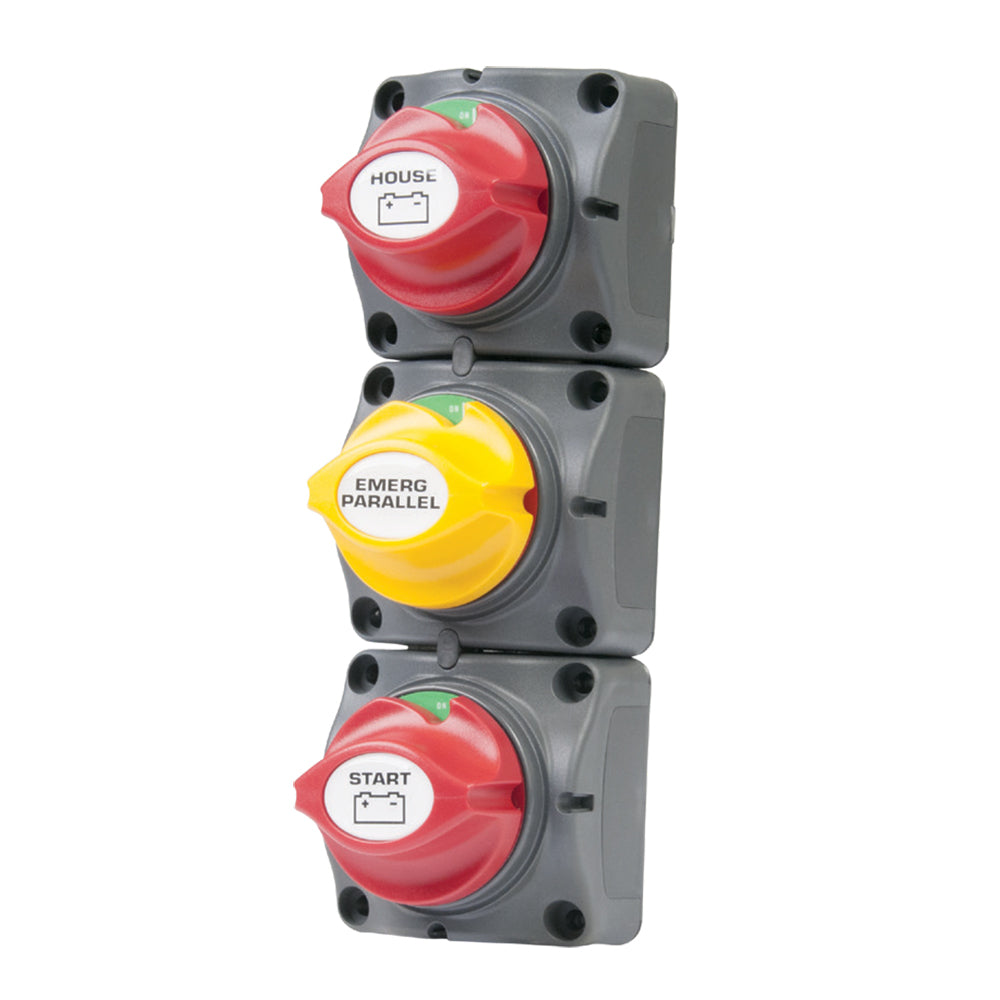 BEP Marine BEP Battery Distribution Cluster f/Single Engine w/Two Dedicated Battery Banks - Vertical Mount — marine battery management