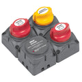 BEP Marine BEP Square Battery Distribution Cluster f/Single Engine w/Two Battery Banks — marine battery management