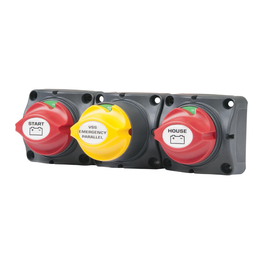 BEP Marine BEP Battery Distribution Cluster f/Single Engine w/Two Battery Banks w/Motorized VSR — marine battery management