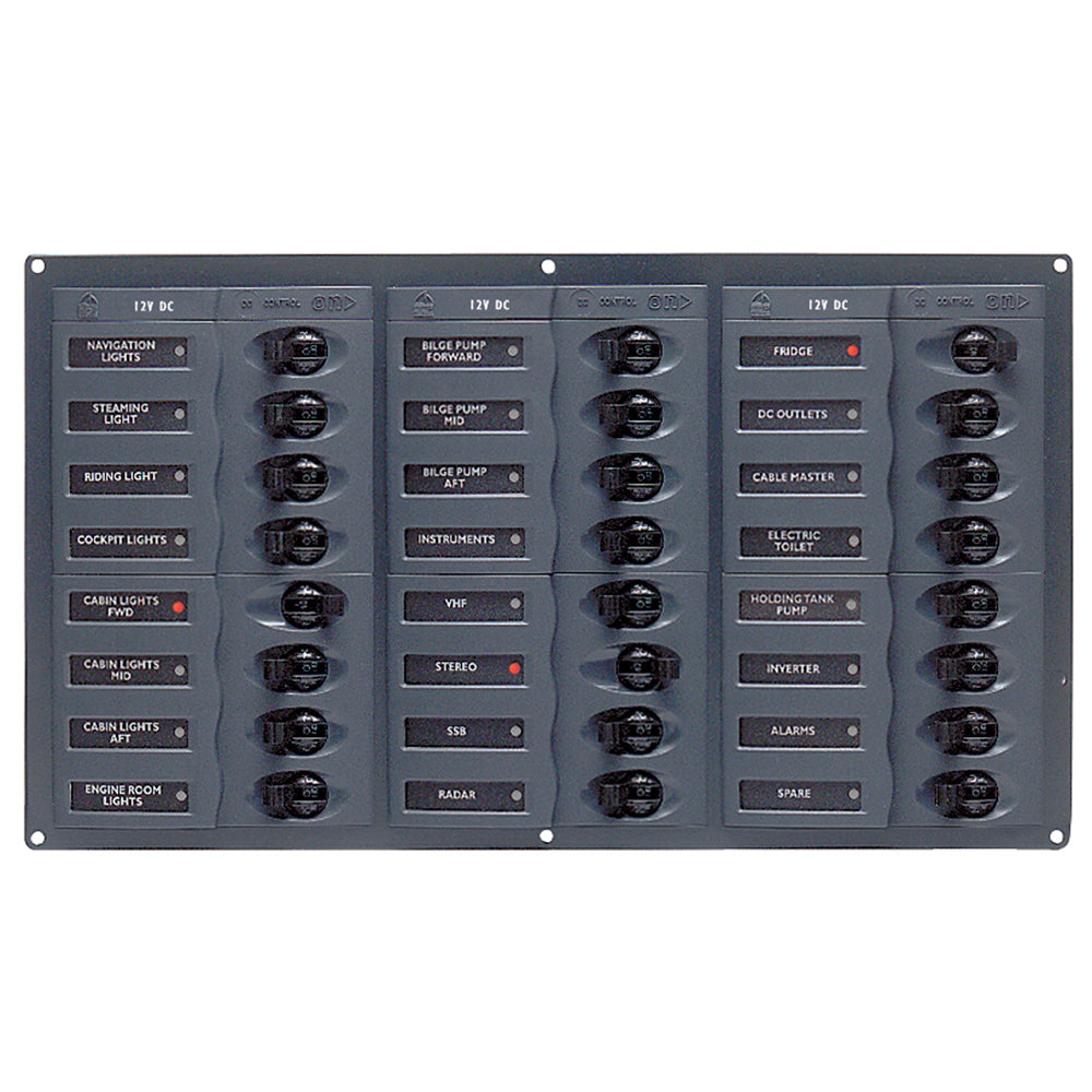 BEP Marine BEP DC Panel - 24-Way - No Meter — marine electrical panels