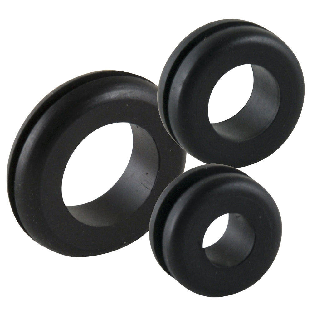 Ancor Marine Grade Electrical Wire Grommets - 45 Assorted Combo Pack, 1/4" to 3/4" — marine wire management
