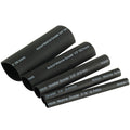 Ancor Adhesive Lined Heat Shrink Tubing Kit - 8-Pack, 3", 20 to 2/0 AWG, Black — marine wire management