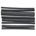 Ancor Adhesive Lined Heat Shrink Tubing - Assorted 8-Pack, 6", 20-2/0 AWG, Black — marine wire management