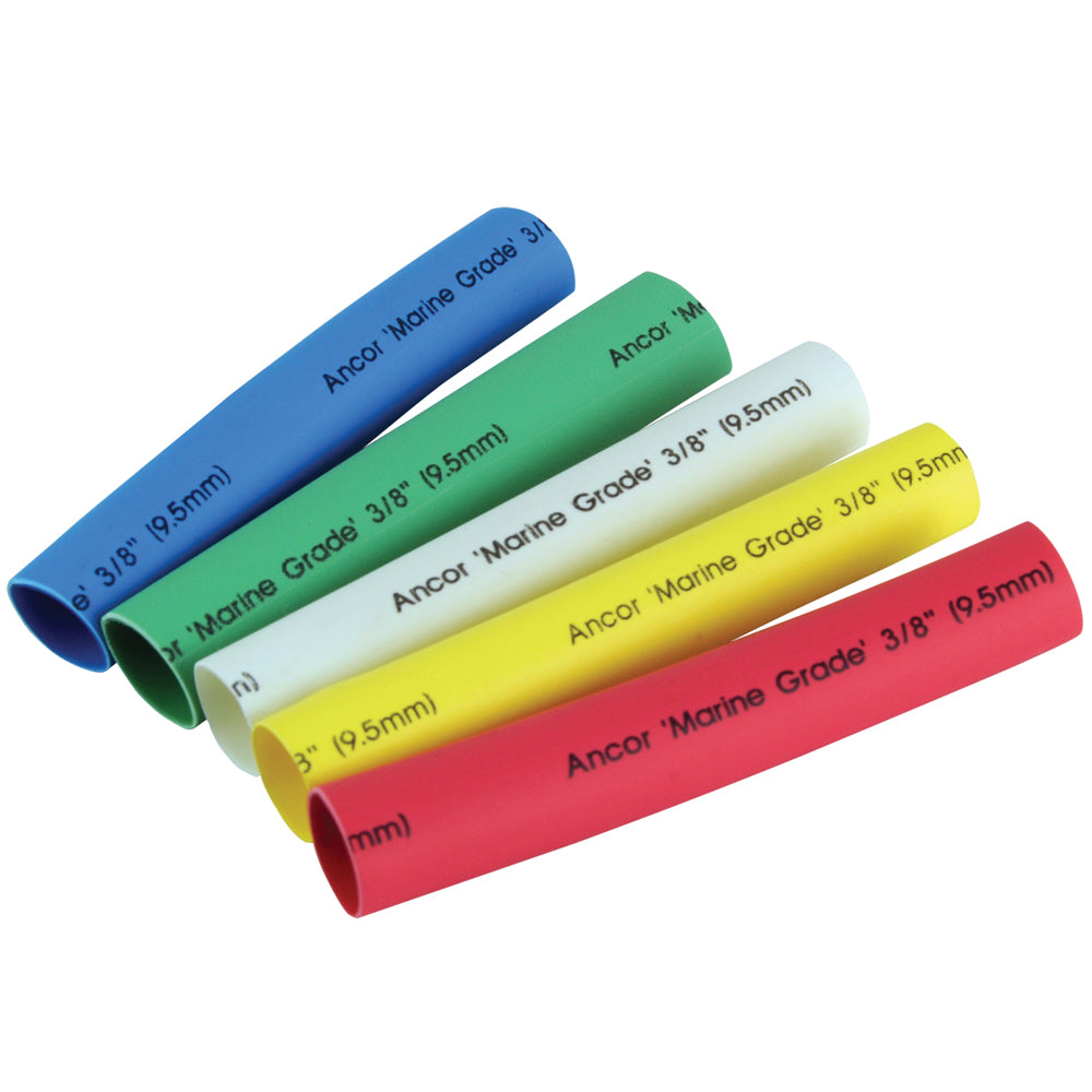 Ancor Adhesive Lined Heat Shrink Tubing - 5-Pack, 3", 12 to 8 AWG, Assorted Colors — marine wire management
