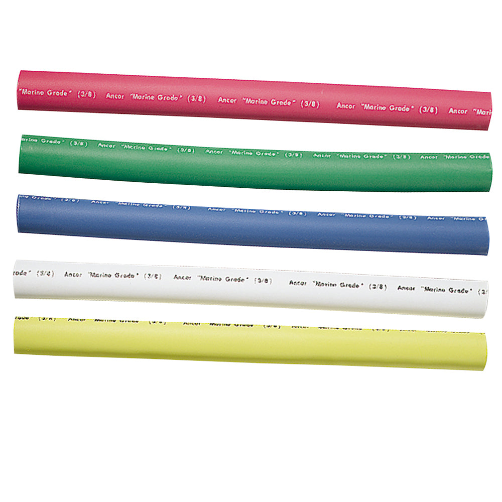 Ancor Adhesive Lined Heat Shrink Tubing - 5-Pack, 6", 12 to 8 AWG, Assorted Colors — marine wire management