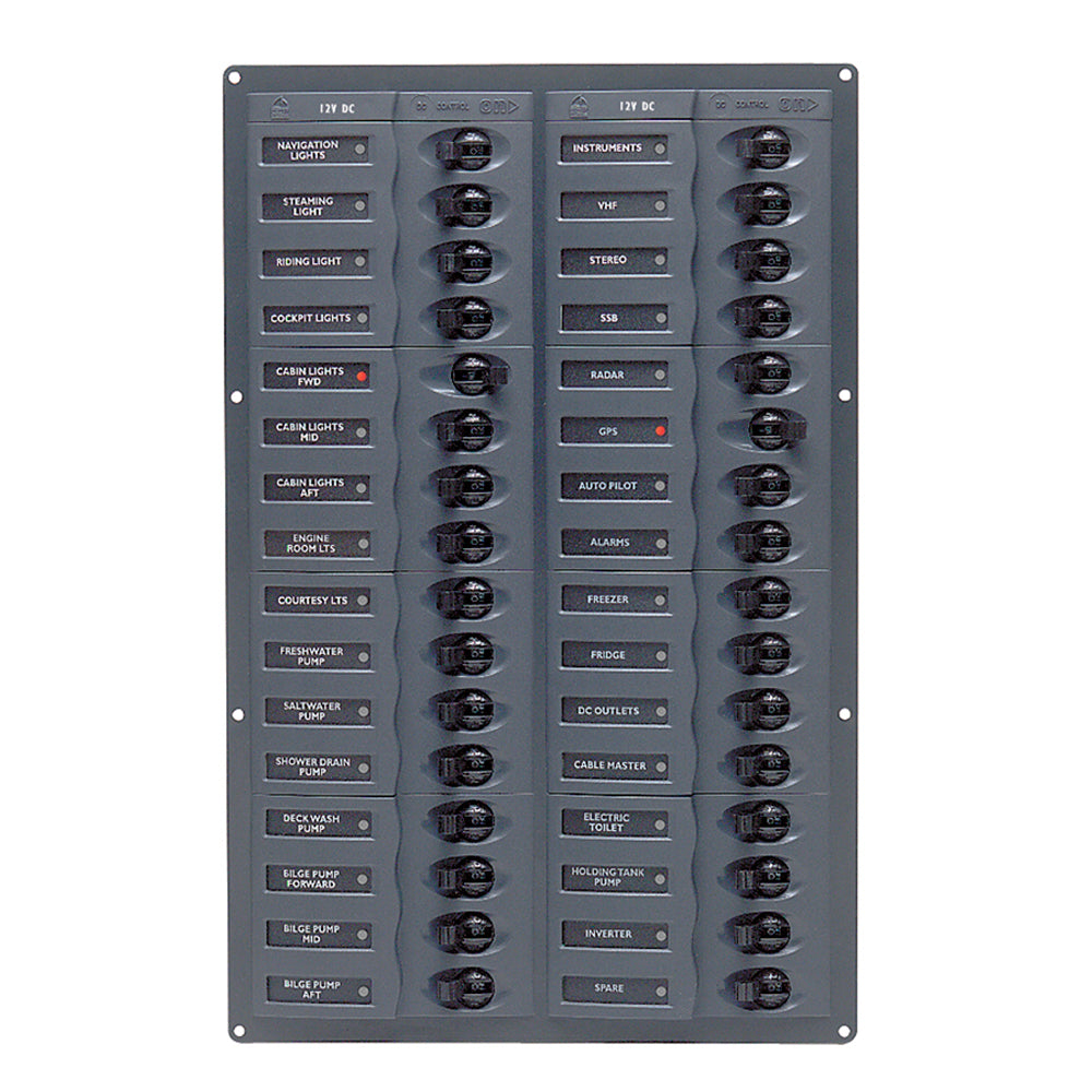 BEP Marine BEP DC Panel - 32-Way - No Meter - Vertical — marine electrical panels