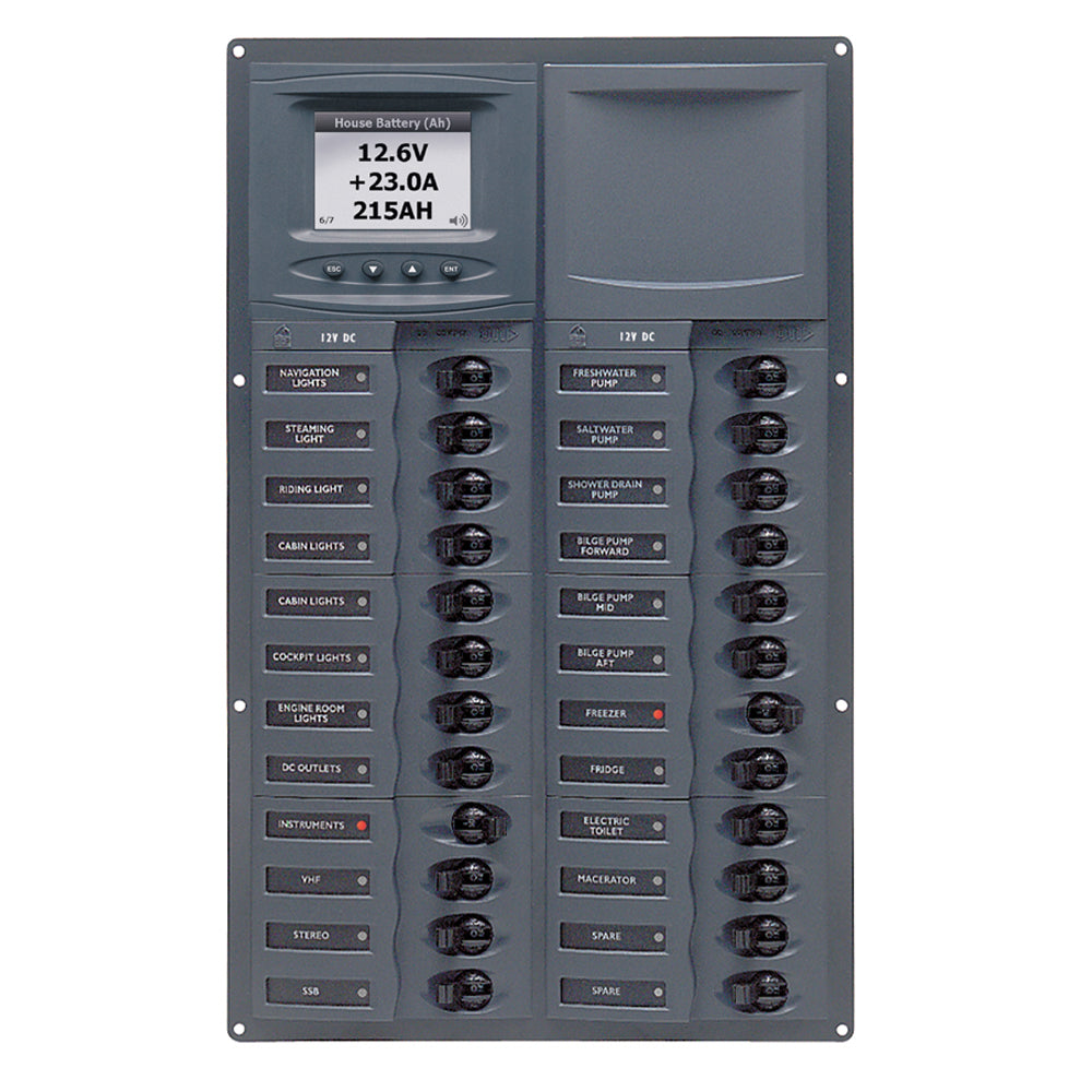 BEP Marine BEP Panel 24SP DC12V DCSM Vertical — marine electrical panels