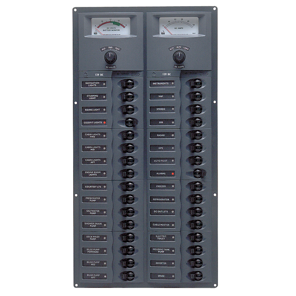 BEP Marine BEP Panel 32SP DC12V Analog Vertical — marine electrical panels
