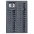 BEP Marine BEP Millennium Series DC Circuit Breaker Panel w/Digital Meters, 28SP DC12V — marine electrical panels