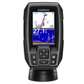 Garmin STRIKER™ 4 FishFinder w/4-Pin, 77/200kHz TM Transducer — marine fishfinder only