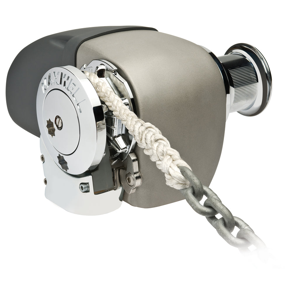 Maxwell HRC 10-8 Rope Chain Horizontal Windlass 5/16" Chain, 5/8" Rope 12V, with Capstan — marine windlasses