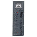 BEP Marine BEP AC Circuit Breaker Panel w/Digital Meters, 8SP 2DP AC230V ACSM Stainless Steel Vertical — marine electrical panels