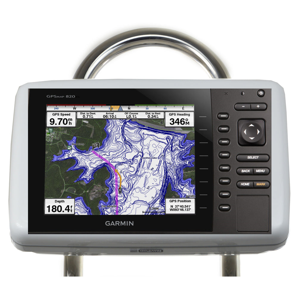NavPod GP1800-12 SailPod Pre-Cut f/Garmin 820 / 820XS / 840 / 840XS — marine display mounts