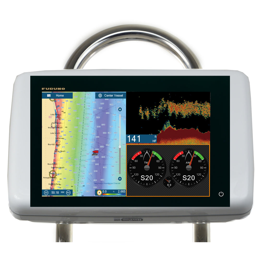 NavPod GP2066 SailPod Pre-Cut f/Furuno TZTouch2 12" f/12" Wide Guard — marine display mounts