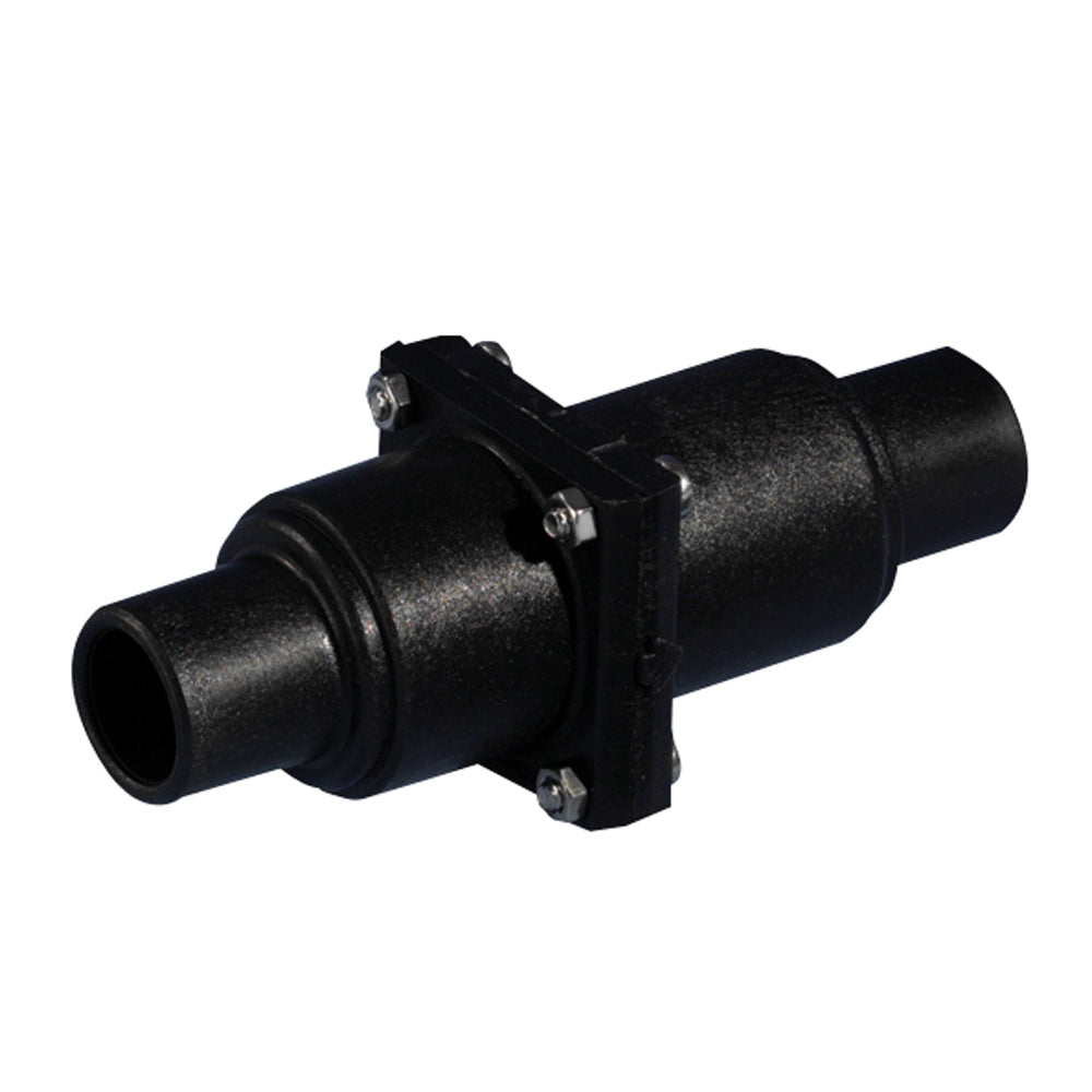 Whale Marine Whale In-Line Check Valve 1"-1 1/2" Stepped Connection — marine accessories