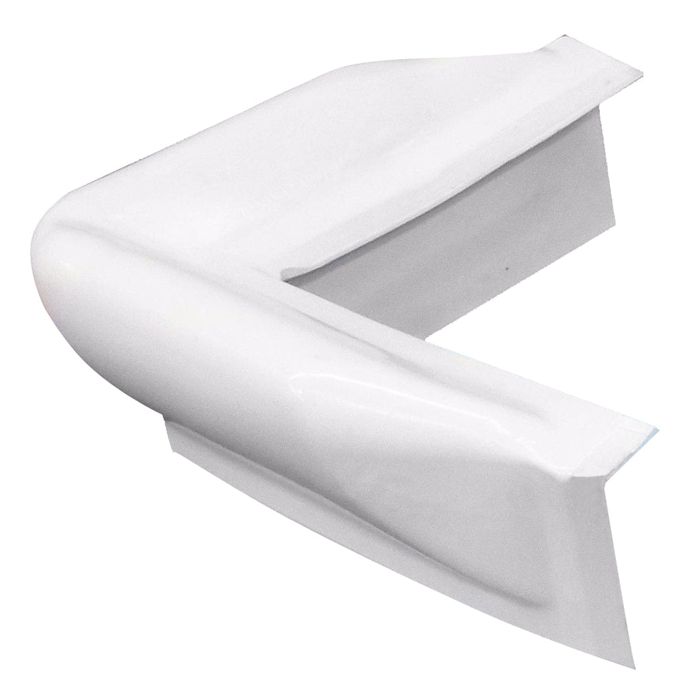 Dock Edge Dock Bumper Corner Dockguard - White — marine bumpers/guards