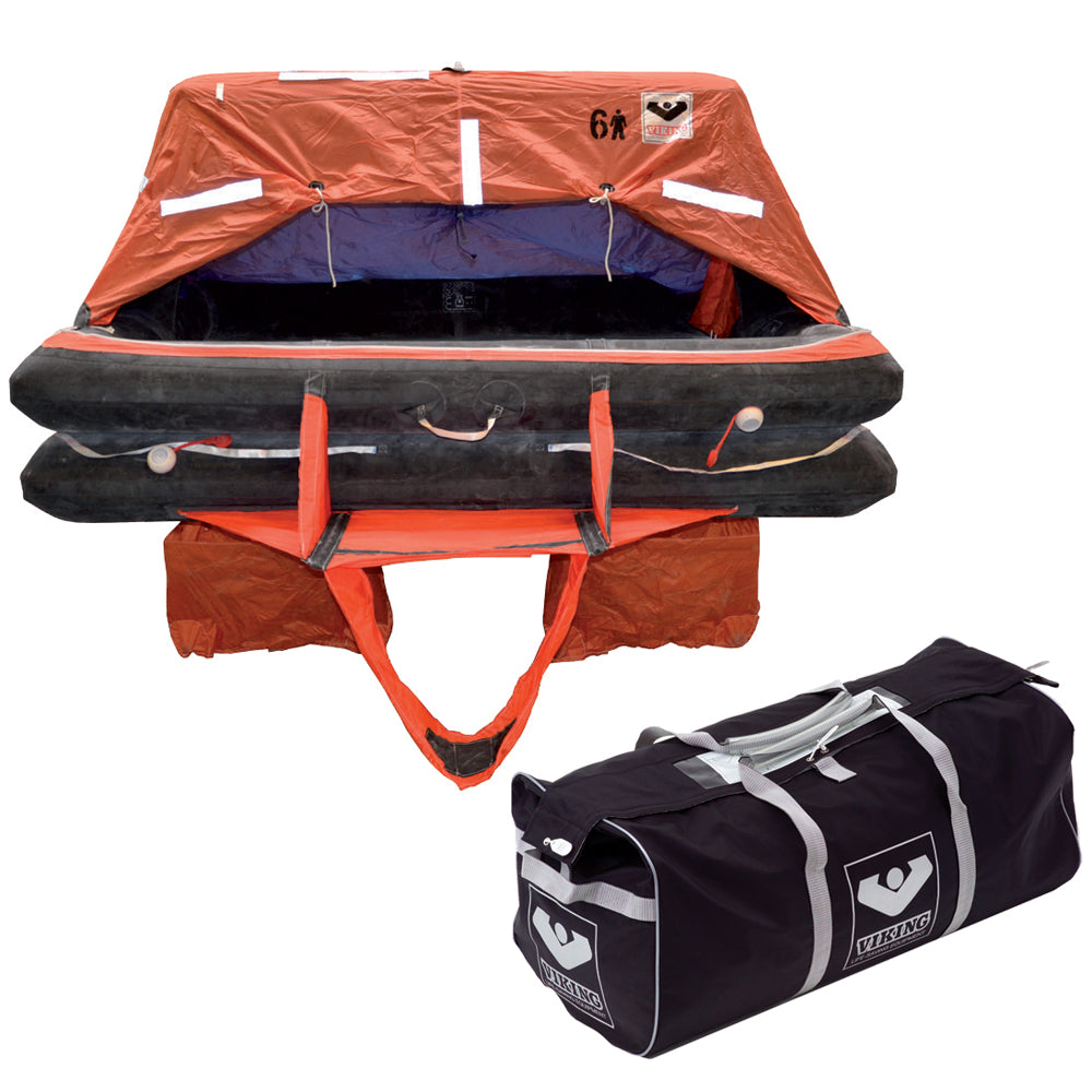VIKING Coastal Life Raft 4 Person Valise — marine life rafts