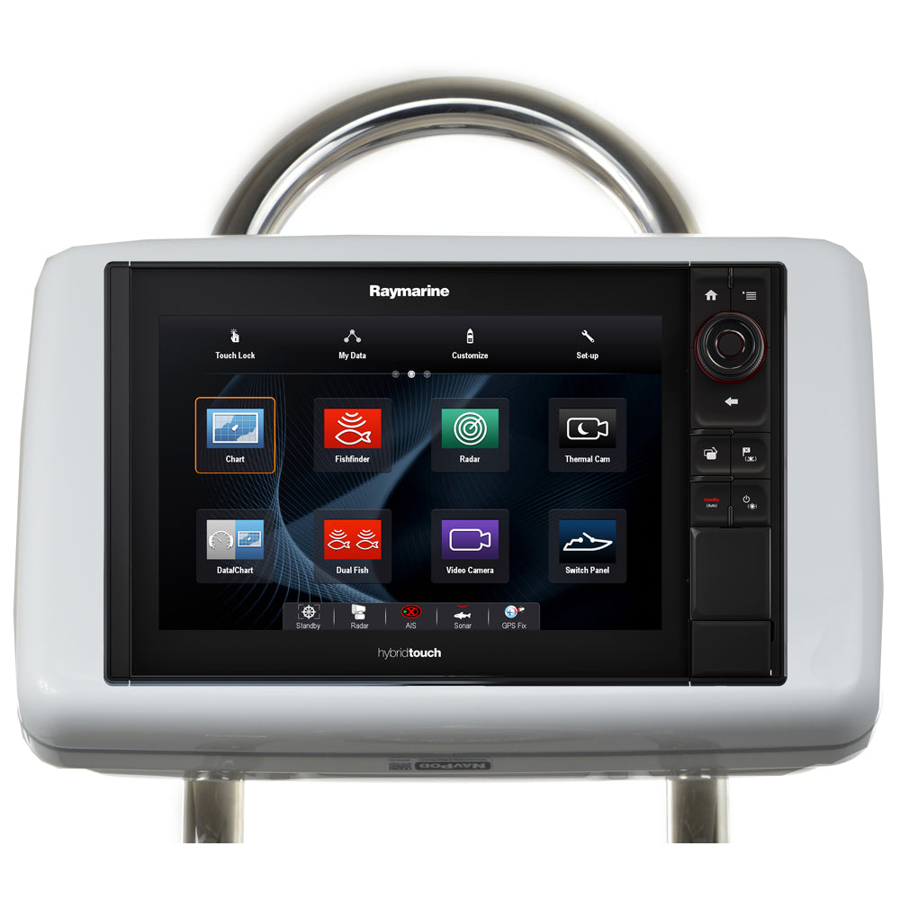 NavPod GP1900-01 SailPod Pre-Cut f/Raymarine Axiom Pro 9/Axiom 2 Pro 9/eS95/eS97/eS98 f/9.5" Wide Guard — marine display mounts