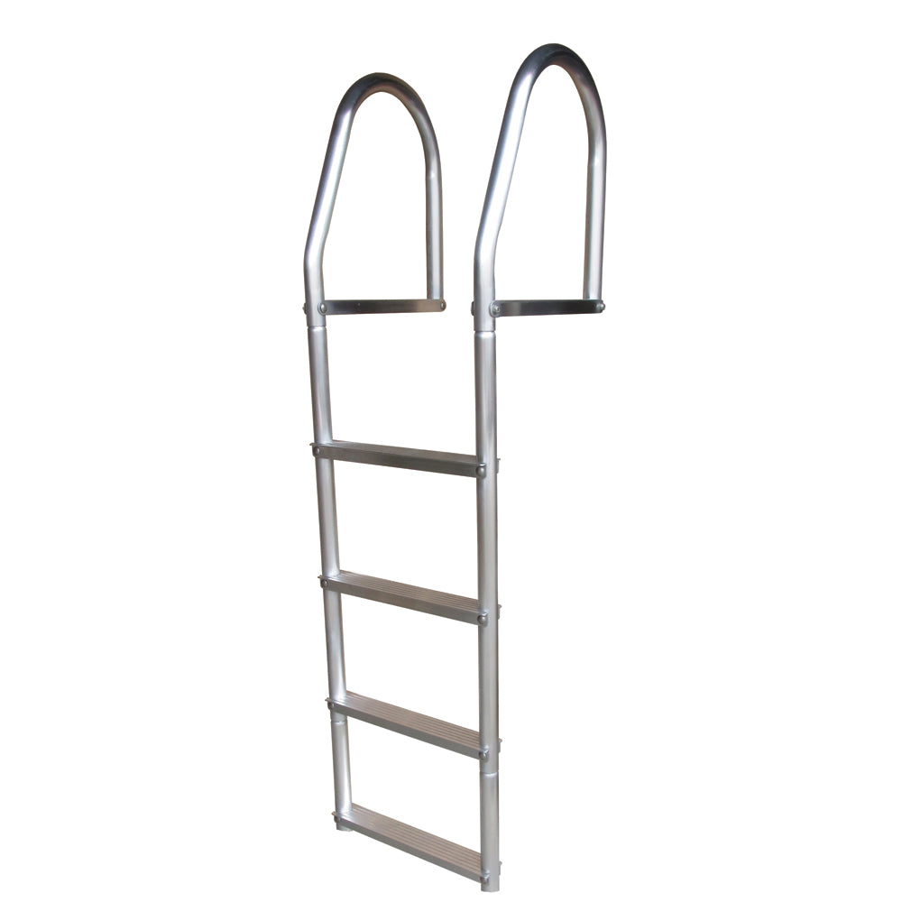 Dock Edge Fixed Eco - Weld Free Aluminum 4-Step Dock Ladder — marine ladders