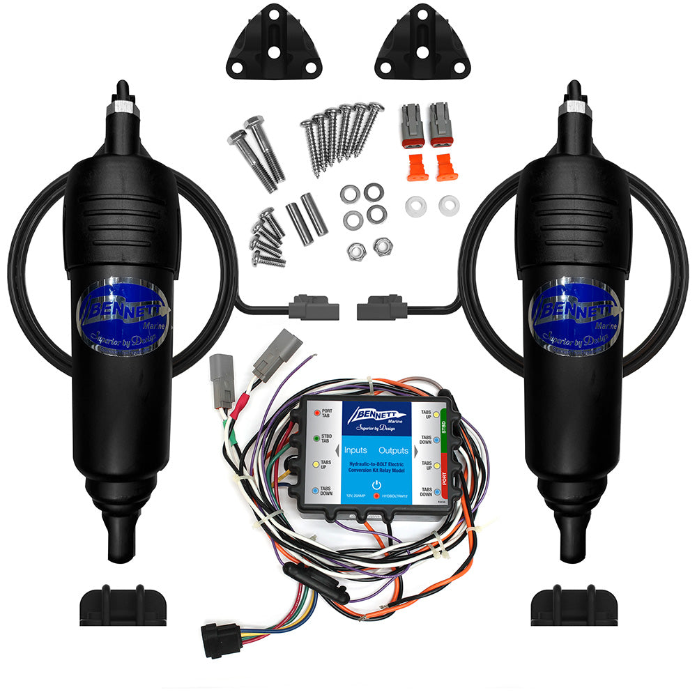 Bennett Marine Hydraulic to BOLT Electric Conversion Kit — marine trim tabs