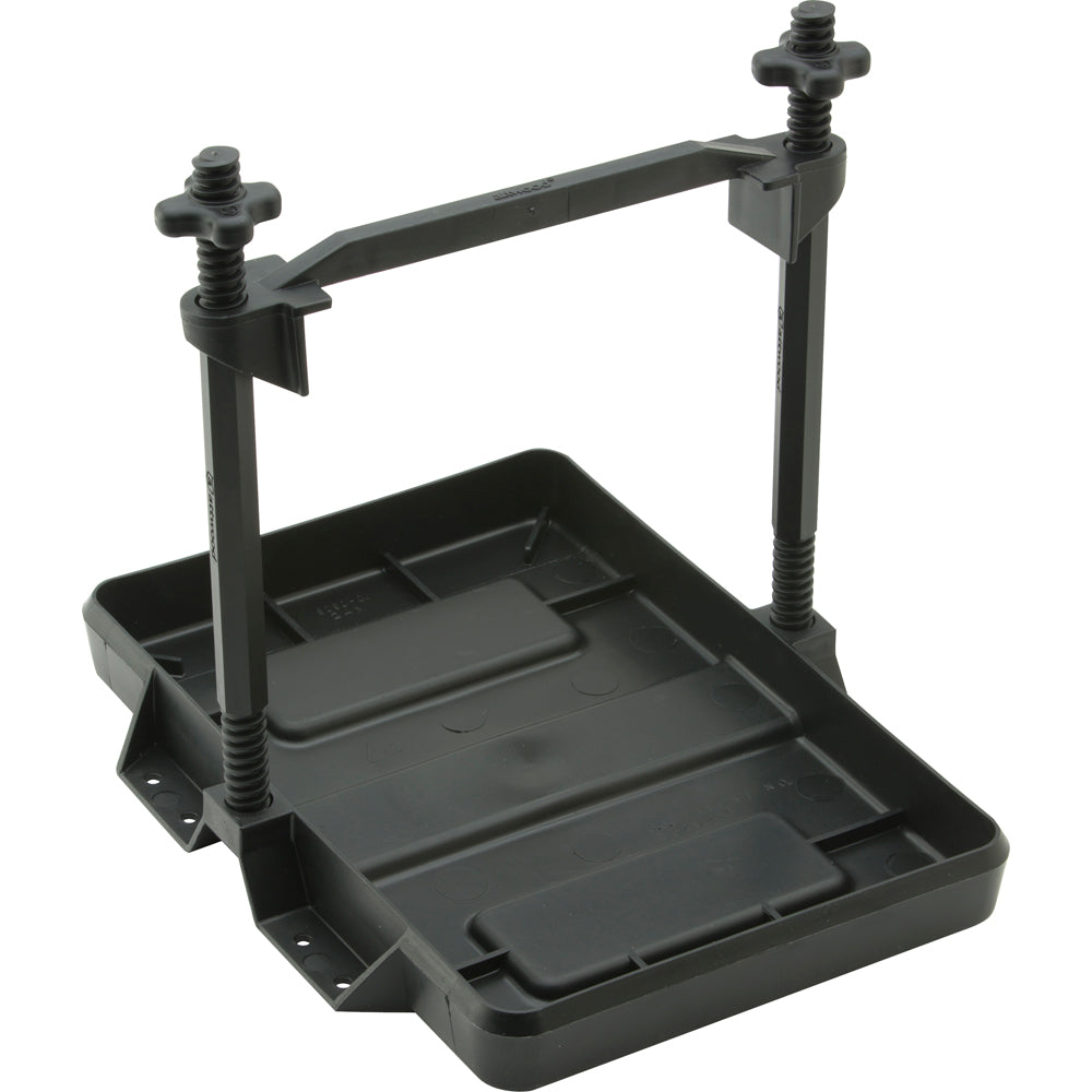 Attwood Marine Attwood Heavy-Duty All-Plastic Adjustable Battery Tray - 24 Series — marine accessories