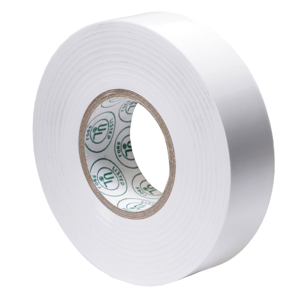 Ancor Premium Electrical Tape - 3/4" x 66' - White — marine wire management