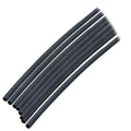 Ancor Adhesive Lined Heat Shrink Tubing (ALT) - 1/8" x 12" - 10-Pack - Black — marine wire management