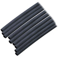 Ancor Adhesive Lined Heat Shrink Tubing (ALT) - 3/16" x 6" - 10-Pack - Black — marine wire management