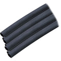 Ancor Adhesive Lined Heat Shrink Tubing (ALT) - 1/4" x 6" - 10-Pack - Black — marine wire management