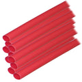 Ancor Adhesive Lined Heat Shrink Tubing (ALT) - 1/4" x 6" - 10-Pack - Red — marine wire management