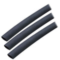 Ancor Adhesive Lined Heat Shrink Tubing (ALT) - 3/8" x 3" - 3-Pack - Black — marine wire management
