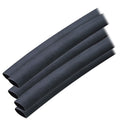 Ancor Adhesive Lined Heat Shrink Tubing (ALT) - 3/8" x 12" - 5-Pack - Black — marine wire management