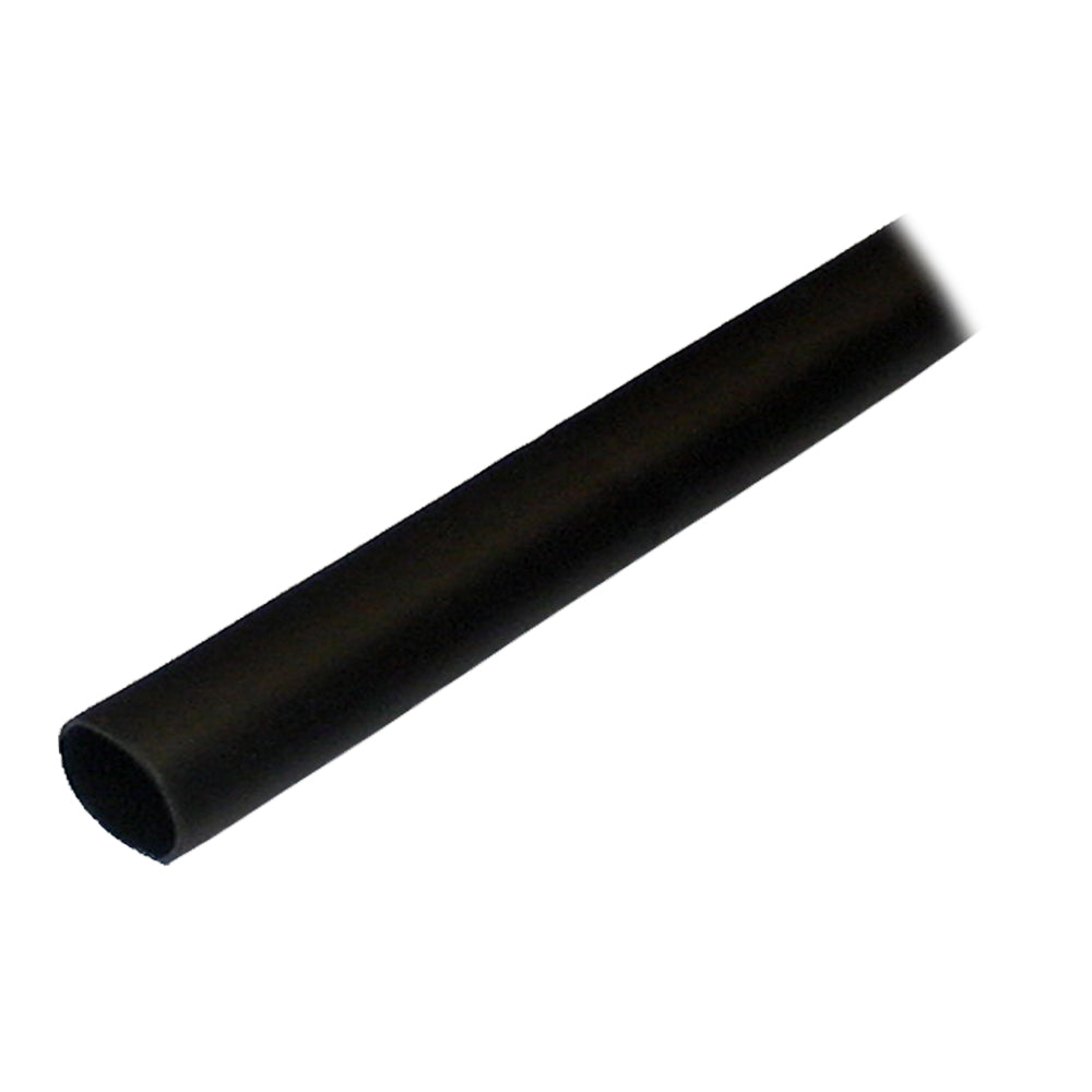 Ancor Adhesive Lined Heat Shrink Tubing (ALT) - 1/2" x 48" - 1-Pack - Black — marine wire management