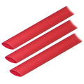 Ancor Adhesive Lined Heat Shrink Tubing (ALT) - 1/2" x 3" - 3-Pack - Red — marine wire management