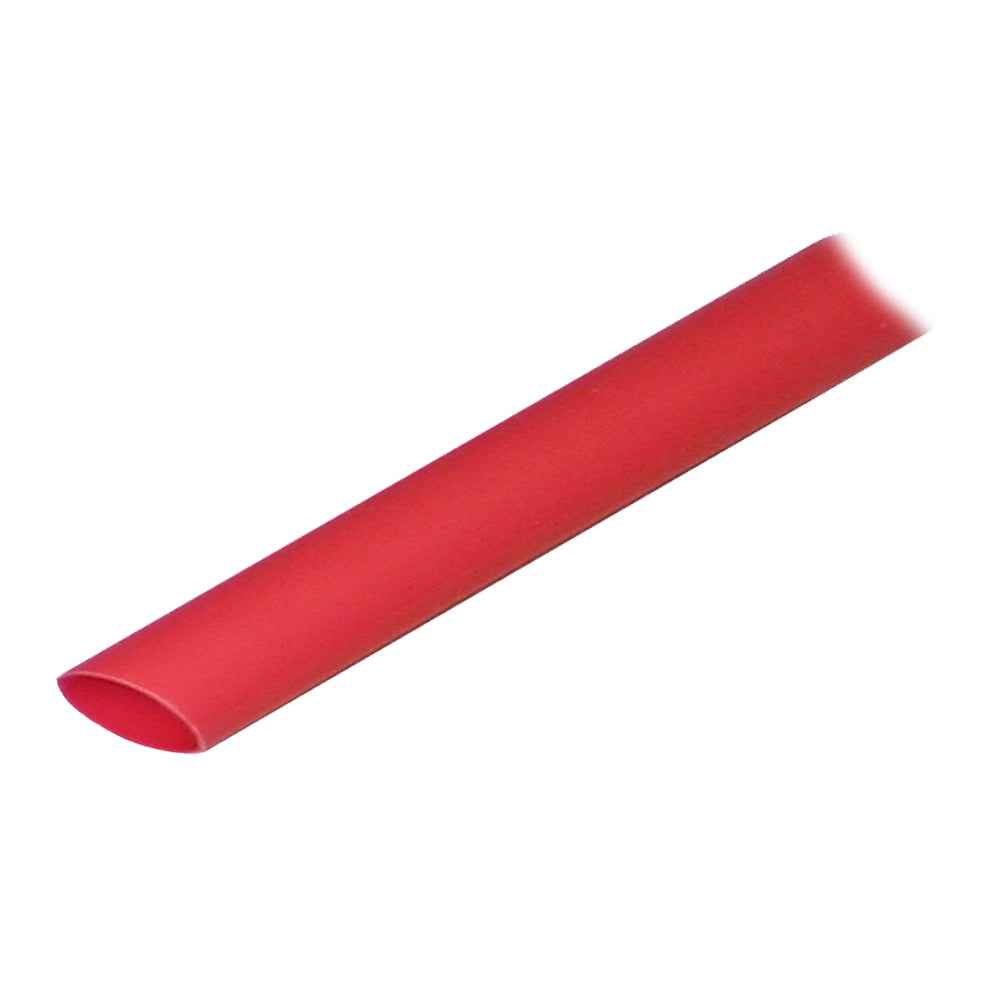 Ancor Adhesive Lined Heat Shrink Tubing (ALT) - 1/2" x 48" - 1-Pack - Red — marine wire management