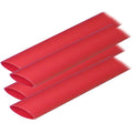 Ancor Adhesive Lined Heat Shrink Tubing (ALT) - 3/4" x 12" - 4-Pack - Red — marine wire management
