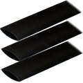 Ancor Adhesive Lined Heat Shrink Tubing (ALT) - 1" x 6" - 3-Pack - Black — marine wire management