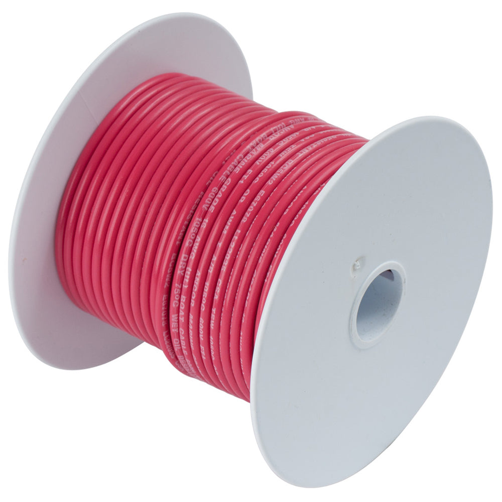 Ancor Red 16 AWG Tinned Copper Wire - 250' — marine wire