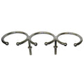Whitecap Top Mount Ring SS Cup Holder - 3-Drink - Stud Mount — marine deck / galley