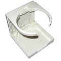 Whitecap Folding Drink Holder - White Nylon — marine deck / galley