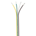 Ancor Ribbon Bonded Cable - 16/4 AWG - Brown/Green/White/Yellow - Flat - 100' — marine wire