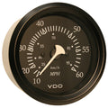 VDO Cockpit Marine 85mm (3-3/8") 60 MPH Pitot Speedometer - Black Dial/Bezel — marine gauges
