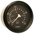 VDO Cockpit Marine 85mm (3-3/8") 35 MPH Pitot Speedometer - Black Dial/Bezel — marine gauges