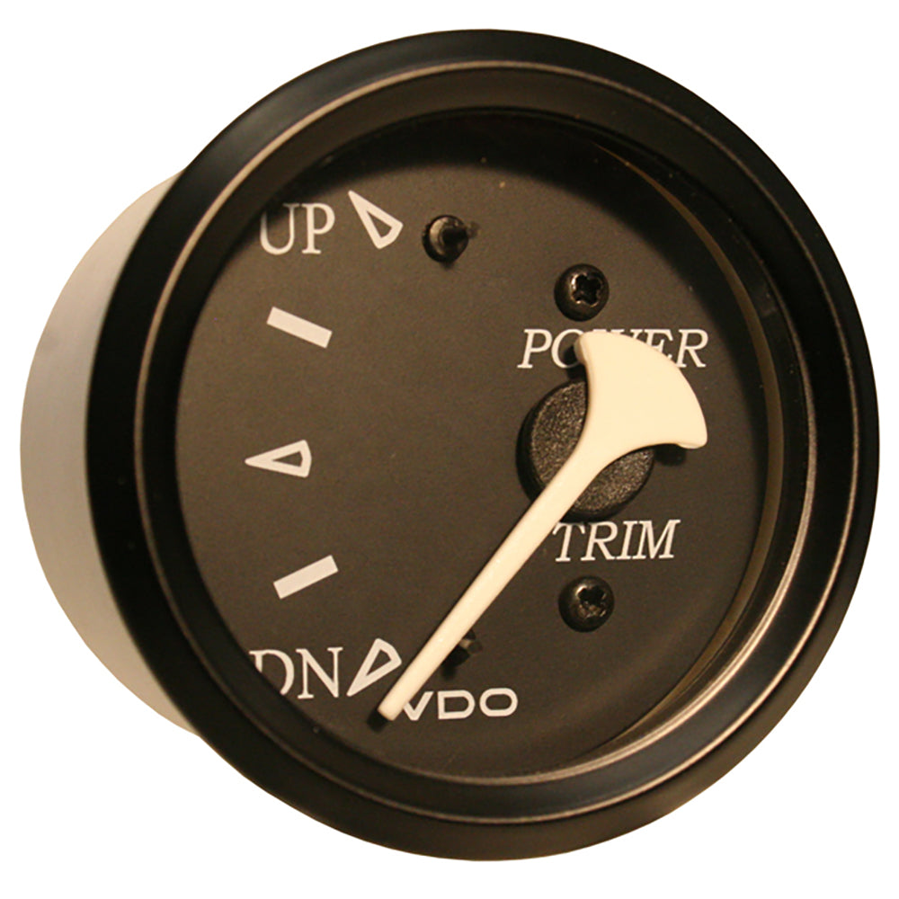 VDO Cockpit Marine Trim Gauge - f/ Mercury/Volvo/Yamaha 2001+ Engines - Black Dial/Bezel — marine gauges