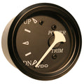VDO Cockpit Marine Trim Gauge - f/Evinrude and Johnson Engines - Black Dial/Bezel — marine gauges
