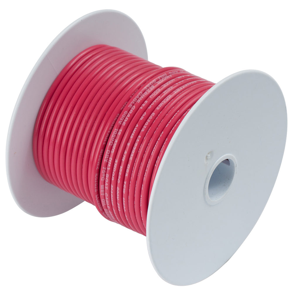 Ancor Red 10 AWG Tinned Copper Wire - 500' — marine wire